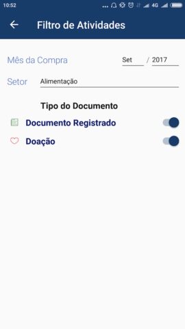 Nota Fiscal Paulista для Android — скриншот 5