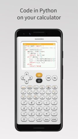NumWorks Graphing Calculator для Android — скриншот 3