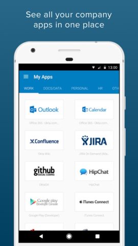 Okta Mobile для Android — скриншот 2