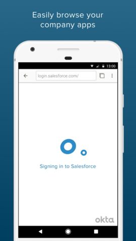 Okta Mobile для Android — скриншот 3
