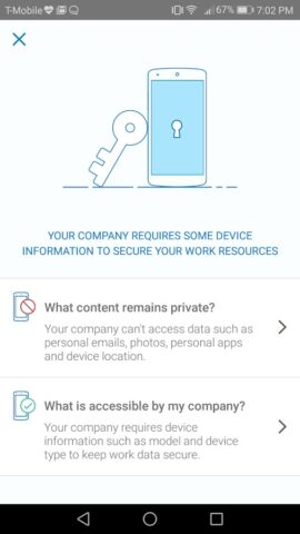 Okta Mobile для Android — скриншот 5