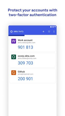 Okta Verify для Android — скриншот 2