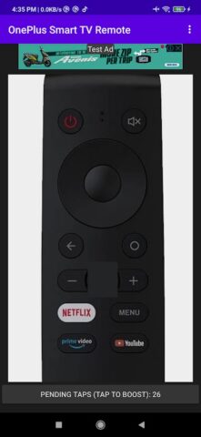 One Plus Smart TV Remote для Android — скриншот 1