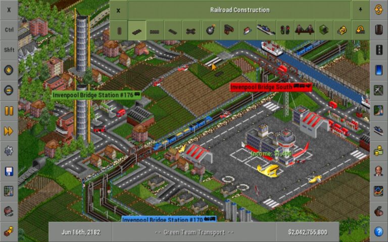 OpenTTD для Android — скриншот 1