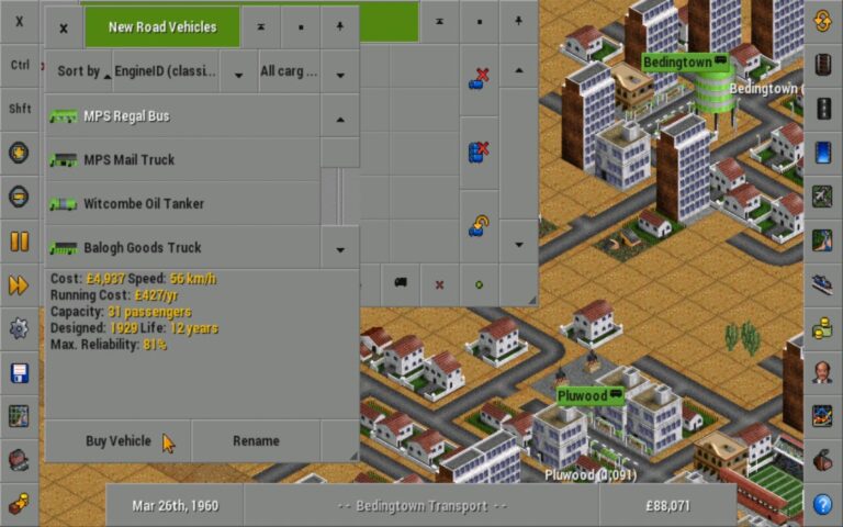 OpenTTD для Android — скриншот 2