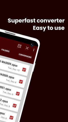 Opus To Mp3 Converter для Android — скриншот 2