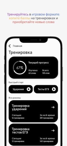 Орфоэпия — ударения ЕГЭ для Android — скриншот 2