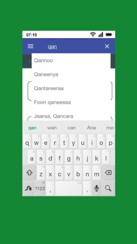Oromoo Amharic Dictionary для Android — скриншот 2