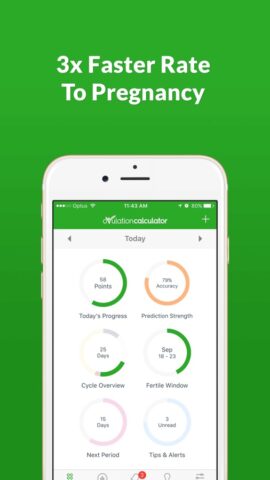 Ovulation Calculator Fertile Tracker & Calendar OC для iOS — скриншот 1