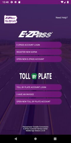 PA Toll Pay для Android — скриншот 1