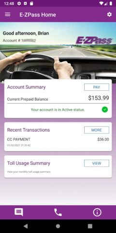 PA Toll Pay для Android — скриншот 2