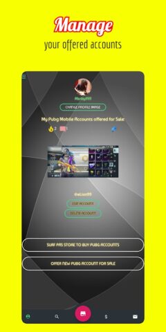 PAS — PubgM Accounts Store для Android — скриншот 5
