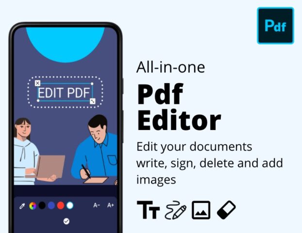 РЕДАКТОР PDF — edit now для Android — скриншот 1