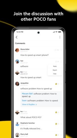 POCO Community для Android — скриншот 3