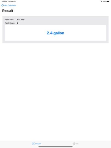Paint Calculator — Estimator для iOS — скриншот 2