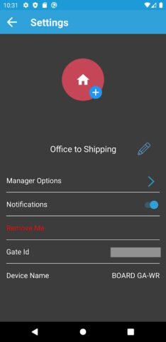 PalGate для Android — скриншот 3