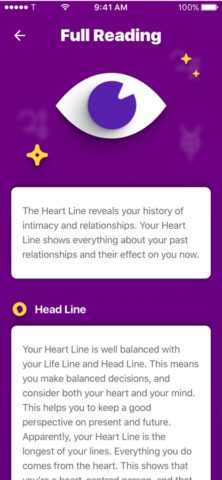Palm Reader: Palmistry Fortune для iOS — скриншот 1