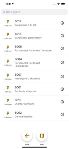 Parkering i Bergen для iOS — скриншот 4
