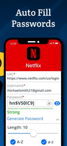 Password Manager — Secure для iOS — скриншот 3
