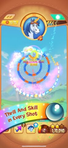 Peggle Blast для iOS — скриншот 1