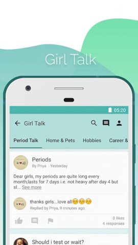 Женский календарь месячных для Android — скриншот 3