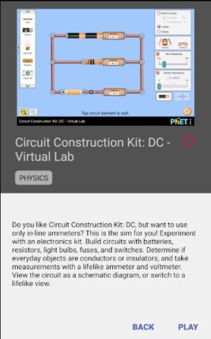 PhET Simulations для Android — скриншот 2