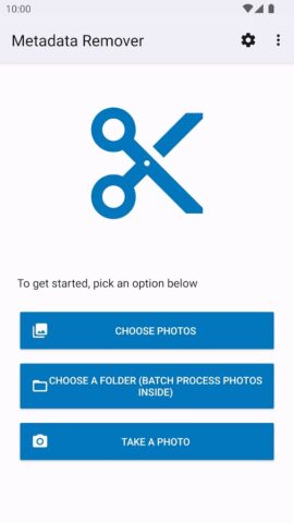 Photo Metadata Remover для Android — скриншот 2