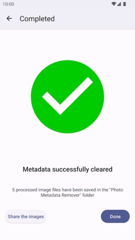 Photo Metadata Remover для Android — скриншот 4