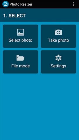 Photo Resizer (Фото размер) для Android — скриншот 1
