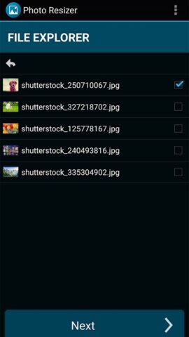 Photo Resizer (Фото размер) для Android — скриншот 4