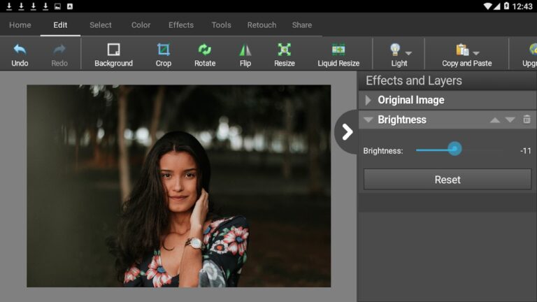 PhotoPad Photo Editor для Android — скриншот 2