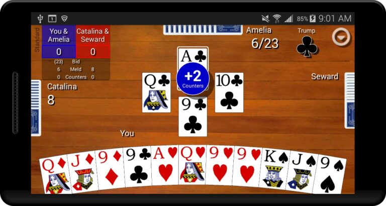 Pinochle Classic для Android — скриншот 1