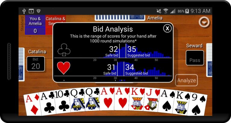 Pinochle Classic для Android — скриншот 3