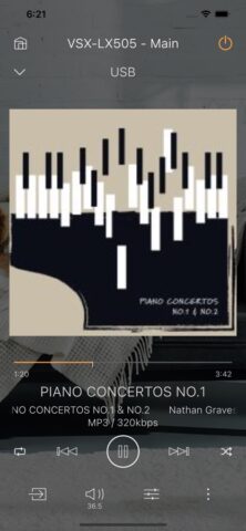 Pioneer Remote App для iOS — скриншот 3