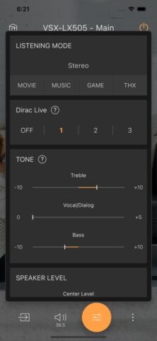 Pioneer Remote App для iOS — скриншот 4