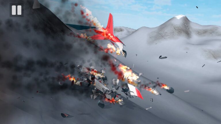 Plane Crash: Flight Simulator для Android — скриншот 3