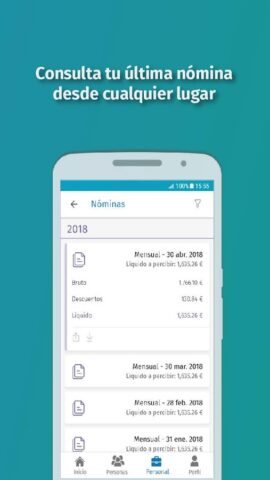 Portal Empleado для Android — скриншот 5
