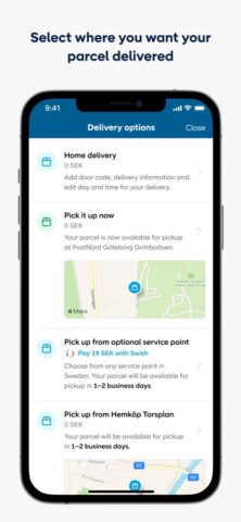 PostNord — Track your parcels для iOS — скриншот 2