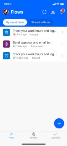 Power Automate для iOS — скриншот 1