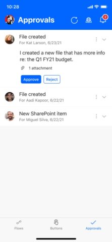 Power Automate для iOS — скриншот 3