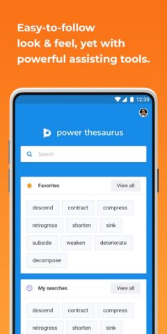 Power Thesaurus для Android — скриншот 1