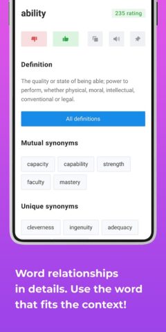Power Thesaurus для Android — скриншот 4