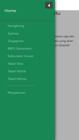 Prediksi Togel Jitu для Android — скриншот 1