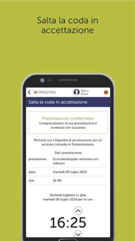 Prenoting Poliambulanza для Android — скриншот 4