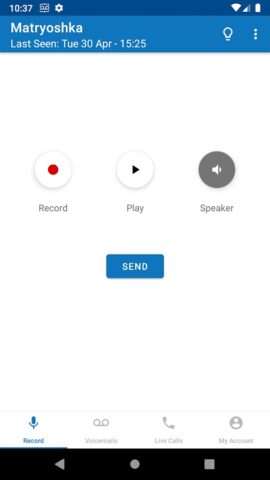 Prison Voicemail для Android — скриншот 1