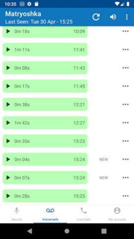 Prison Voicemail для Android — скриншот 2