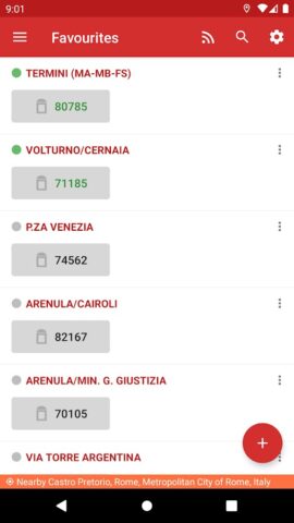 Probus Rome: Live Bus & Routes для Android — скриншот 2