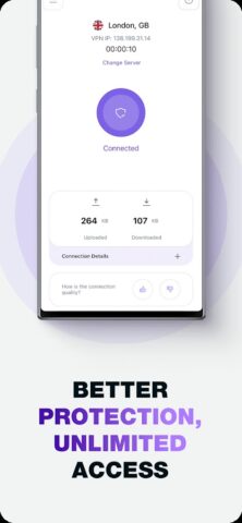 PureVPN: Быстро и безопасно для Android — скриншот 2