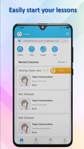 QQ English для Android — скриншот 4