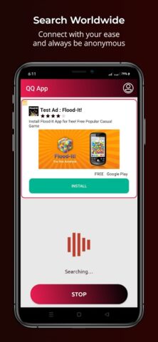 QQ- Random Voice Chat Stranger для Android — скриншот 3